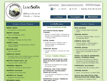 Tablet Screenshot of lusosofia.net